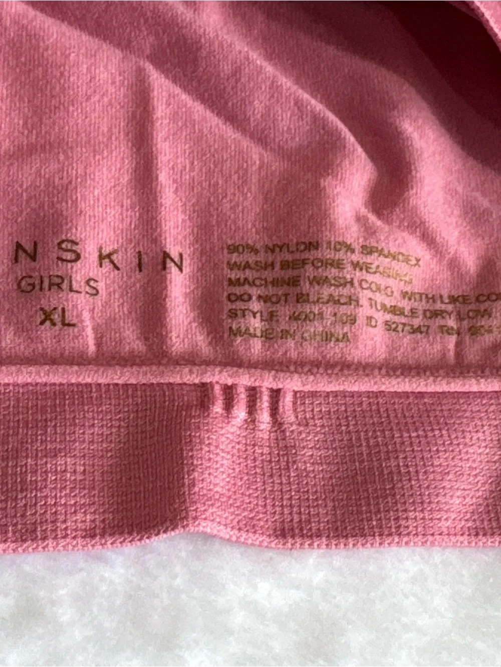Danskin adjustable support